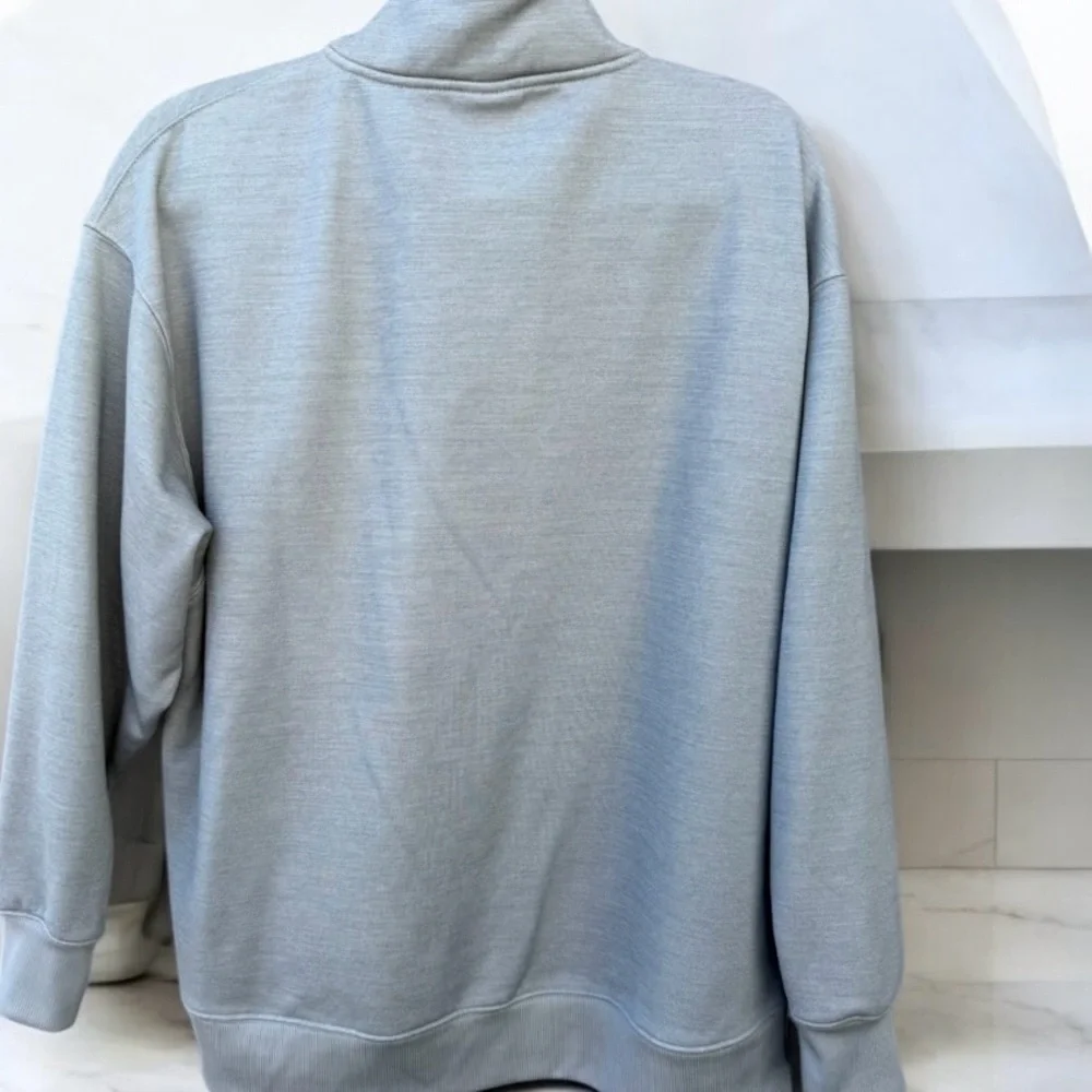 Nike Therma-FIT 1/2-Zip Training Top Heather Gray Large